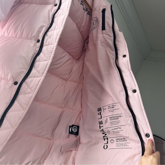 ARITZIA • The Super Puff Mid - cliMATTE RARE CHALK PINK XXS (2XS) TNA PARKA COAT - Picture 15 of 16